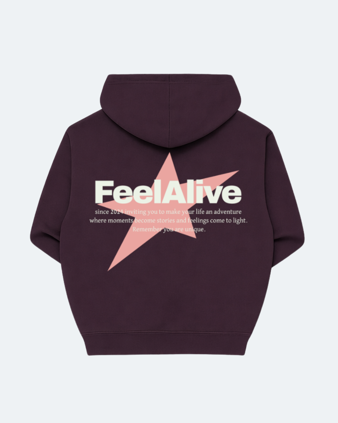 PINK STAR HOODIE