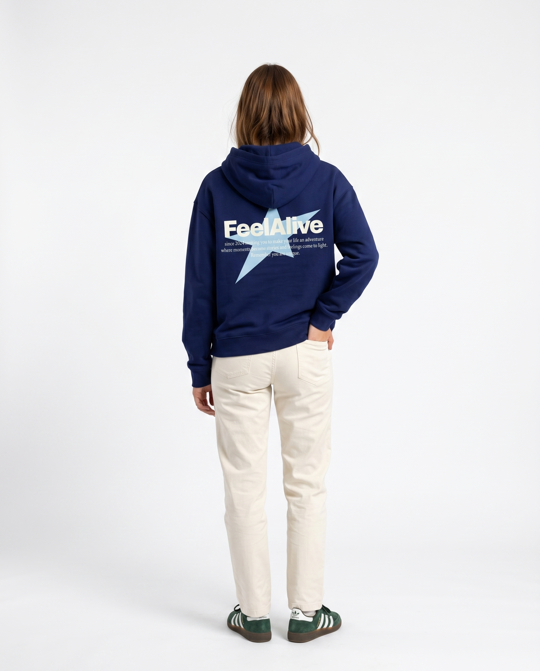 BLUE STAR HOODIE